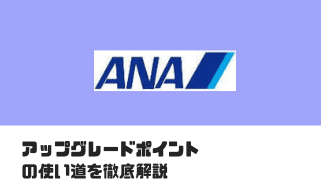 アップグレードポイントの使い道。３つの利用方法から何を選ぶ？