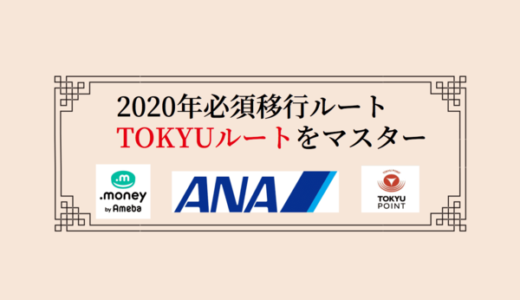 初心者も簡単！ANAマイルのTOKYUルートとは？陸マイラー必見の還元率75％の攻略法