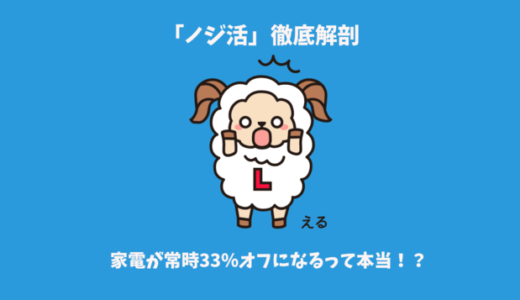 【ノジ活とは｜やり方を解説】家電が常時33％オフ安く買える節約術を徹底解説