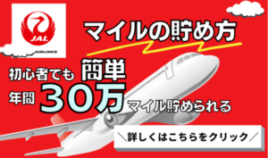 JALマイルの貯め方｜陸マイラーで年間30万マイル貯める方法