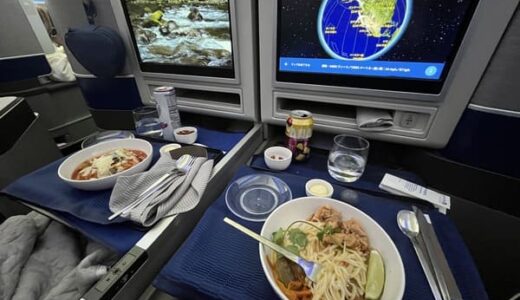 ユナイテッド航空最高峰ビジネスクラス「PORALISポラリス」（ロサンゼルス〜成田UA32便）搭乗レビュー