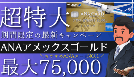 2025年最新！ANAアメックスゴールド紹介入会キャンペーン7.5万マイル｜おすすめANAカード